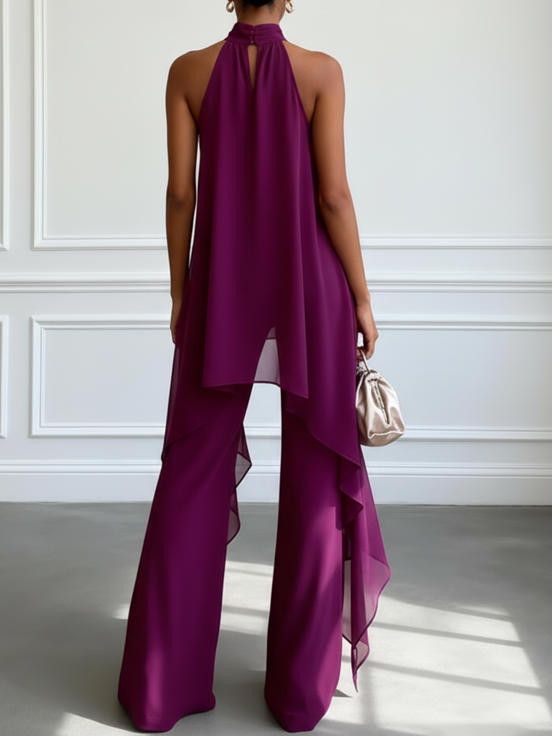 VIOLA | Set with halter top and pants