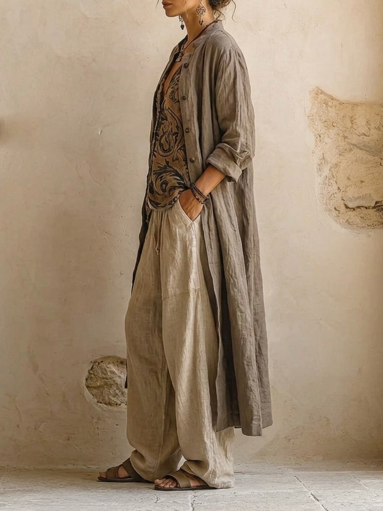 ISLA | Set with wide-leg pants