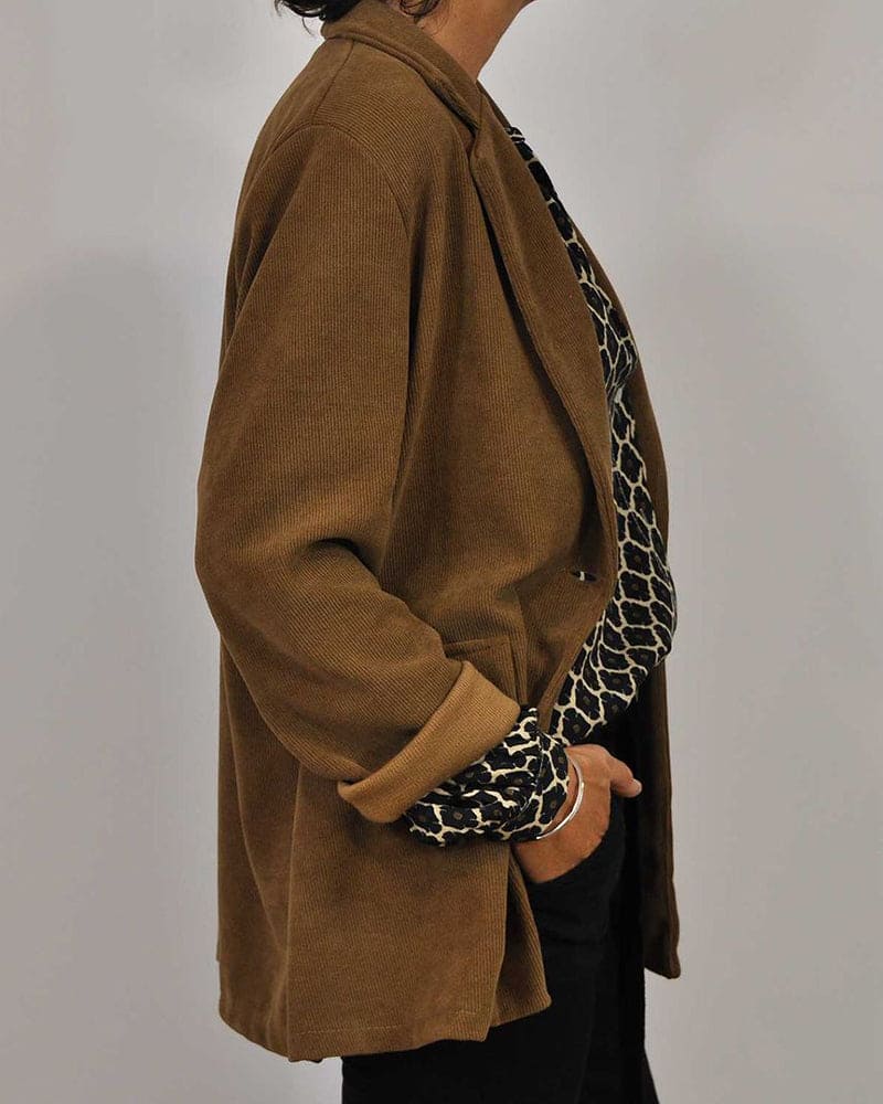 ELLIE | Midi shirt with V-neck