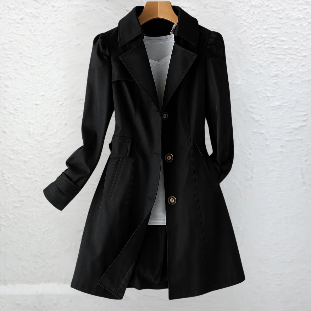 KATHERINE | Trench coat with tie belt