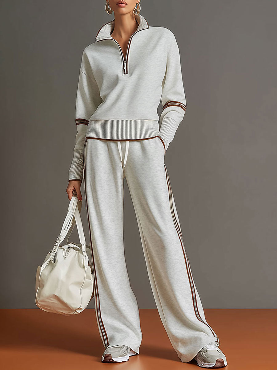 KINSLEY | Set with wide-leg pants