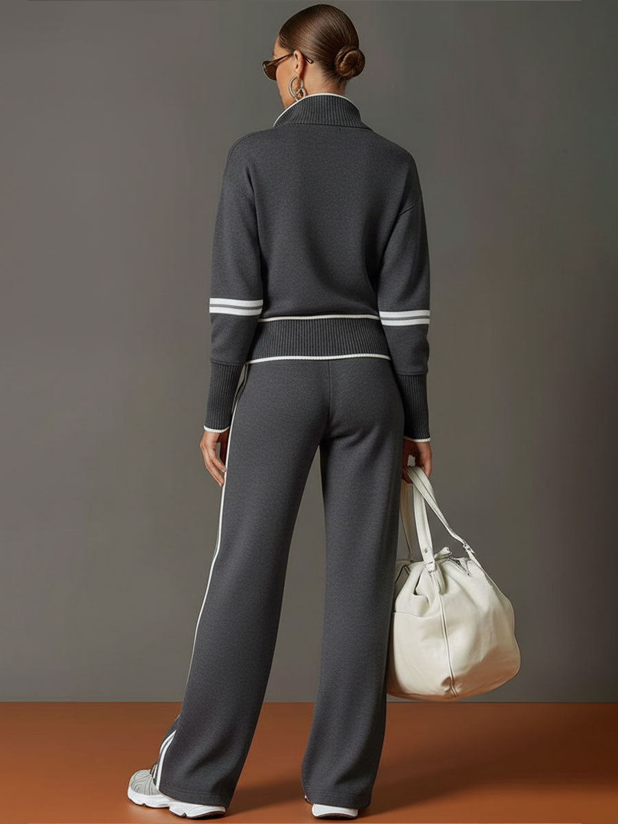 KINSLEY | Set with wide-leg pants