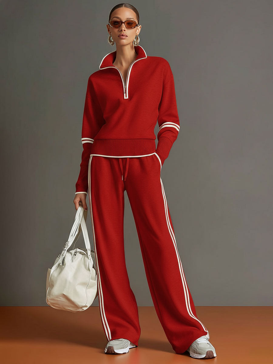 KINSLEY | Set with wide-leg pants