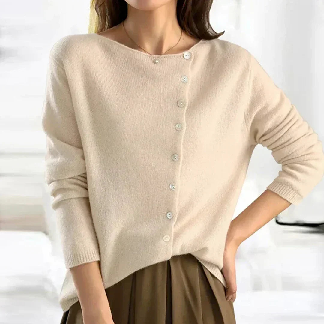 HARPER | Cardigan with soft knit finish