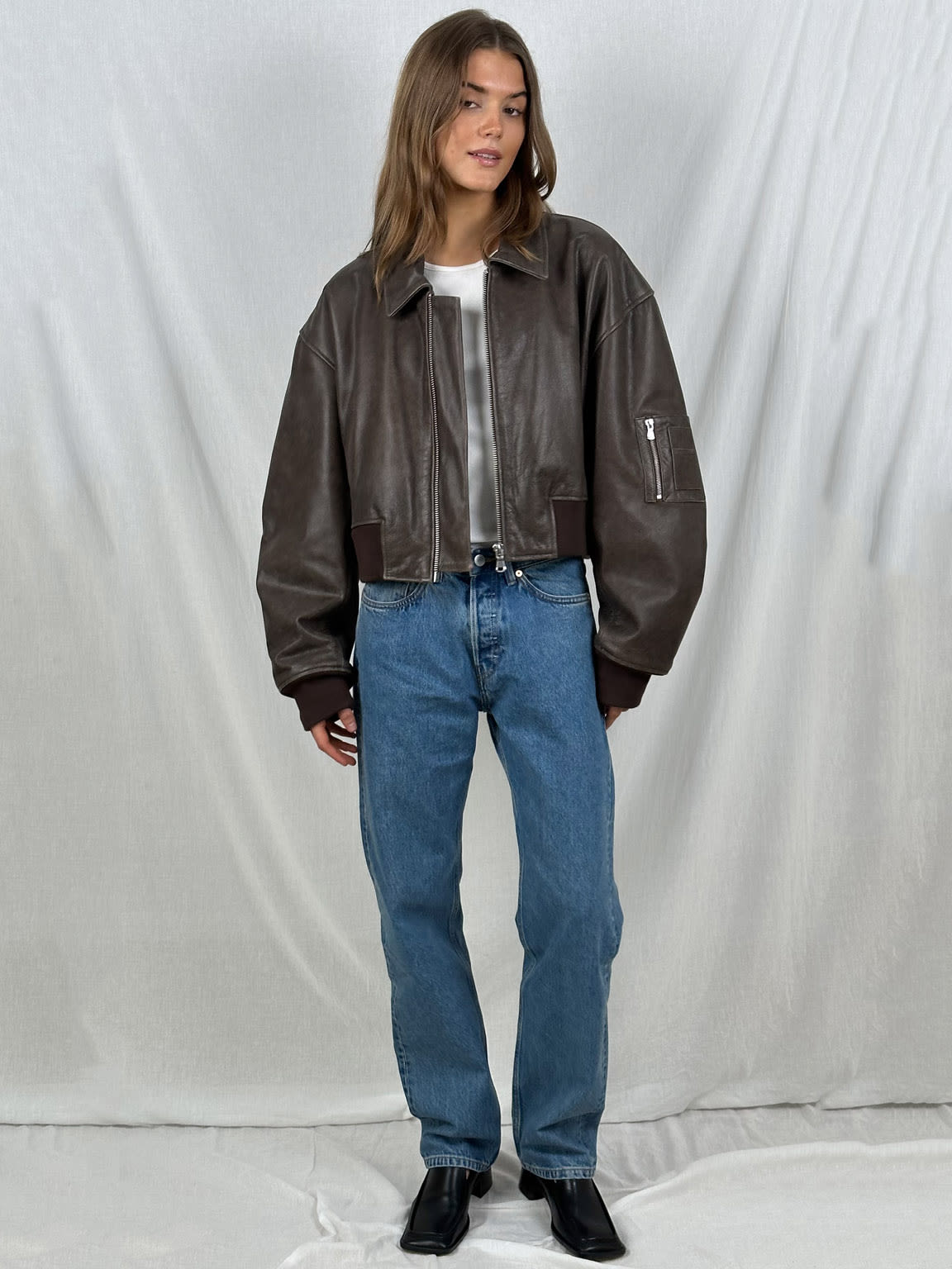 LALUNA | Cropped jacket with zip fastening