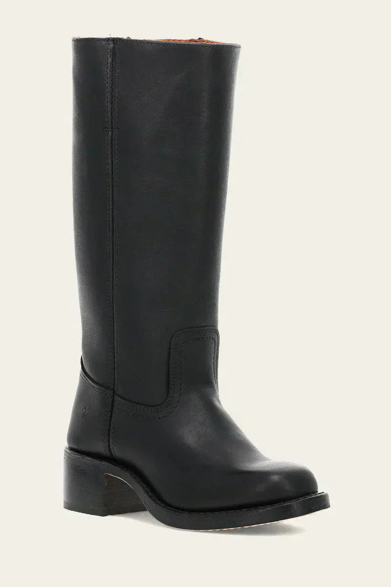 JANE | Western boots with stacked block heel