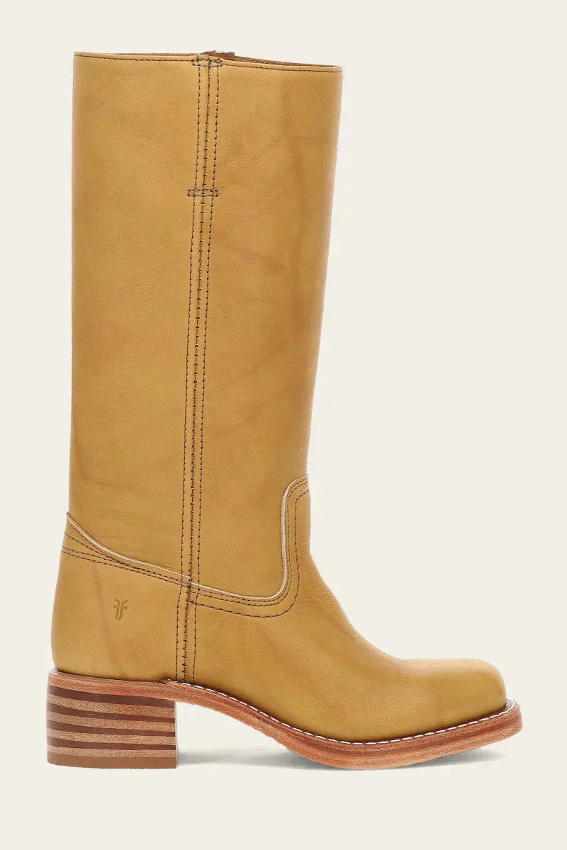 JANE | Western boots with stacked block heel