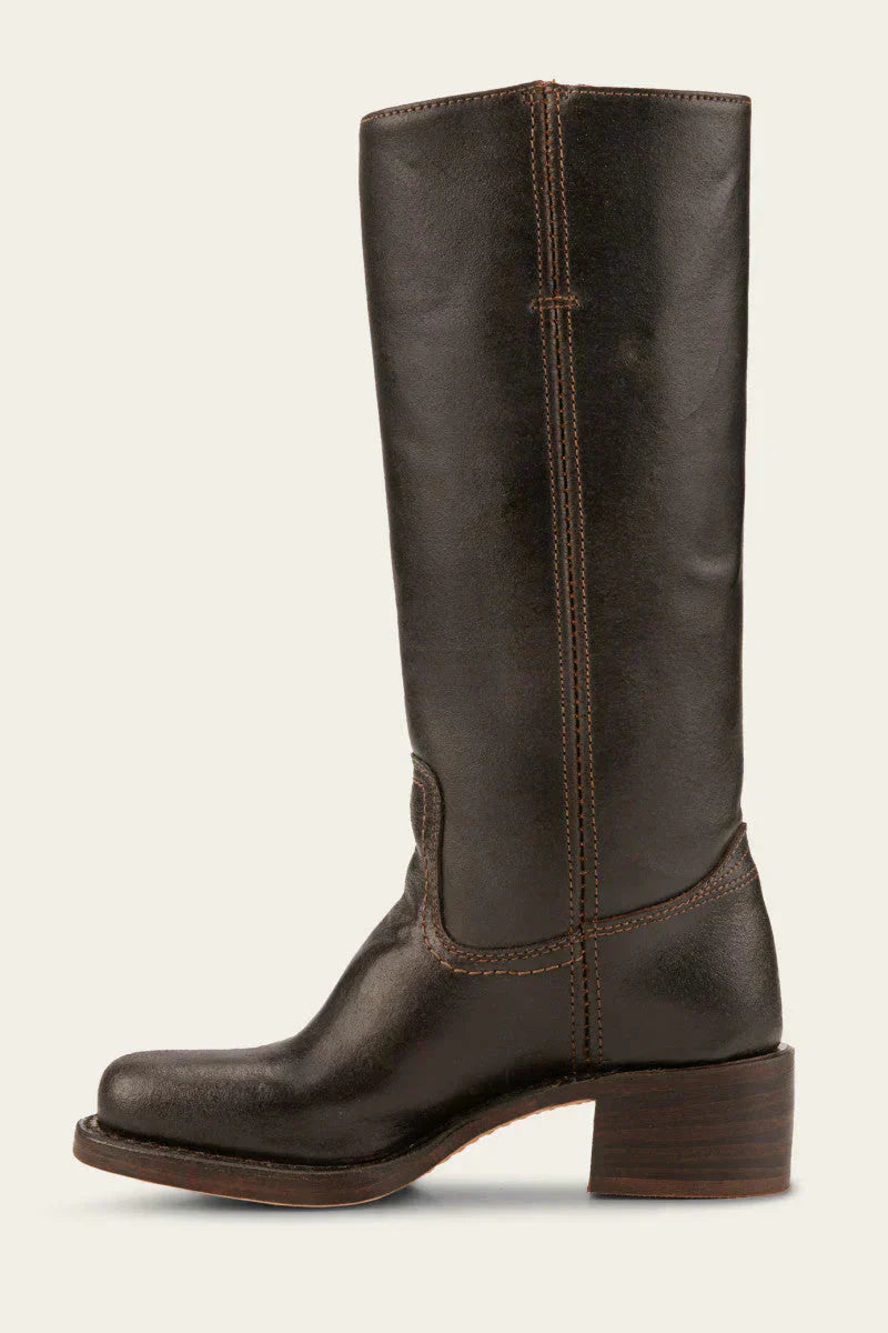 JANE | Western boots with stacked block heel