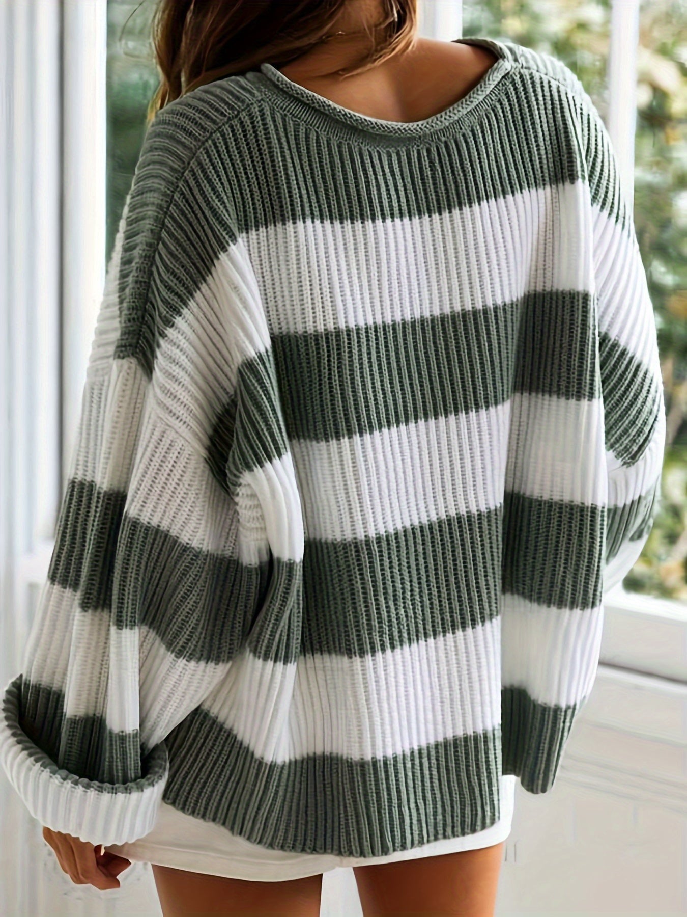 LARA | Jumper with stripe detail