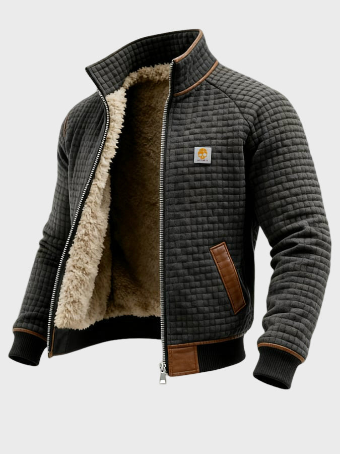 SEWERYN | Jacket with textured fabric