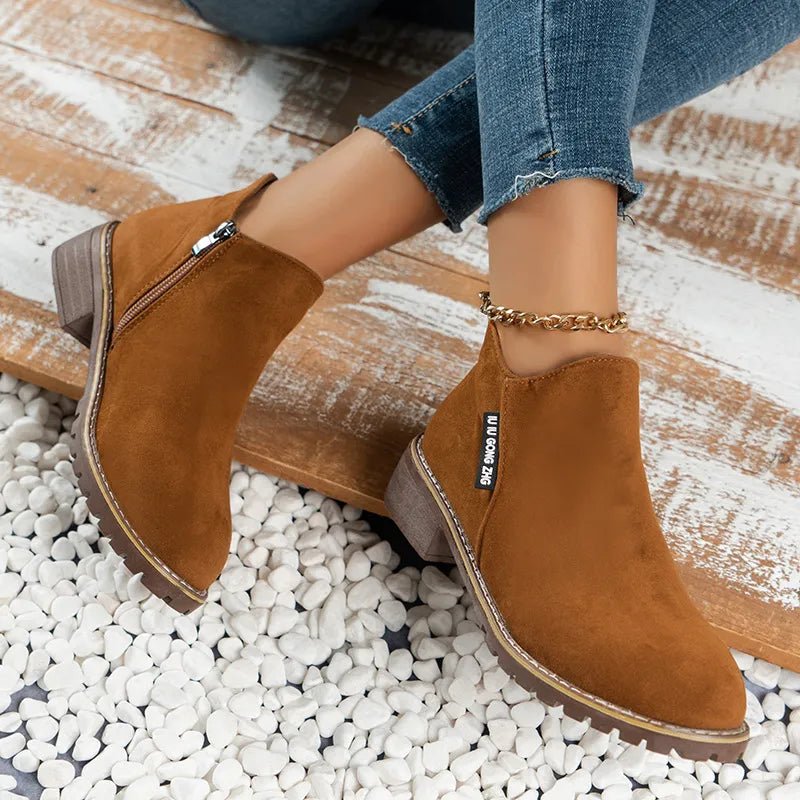 MARY | Ankle boots with thick sole - Liora Melbourne