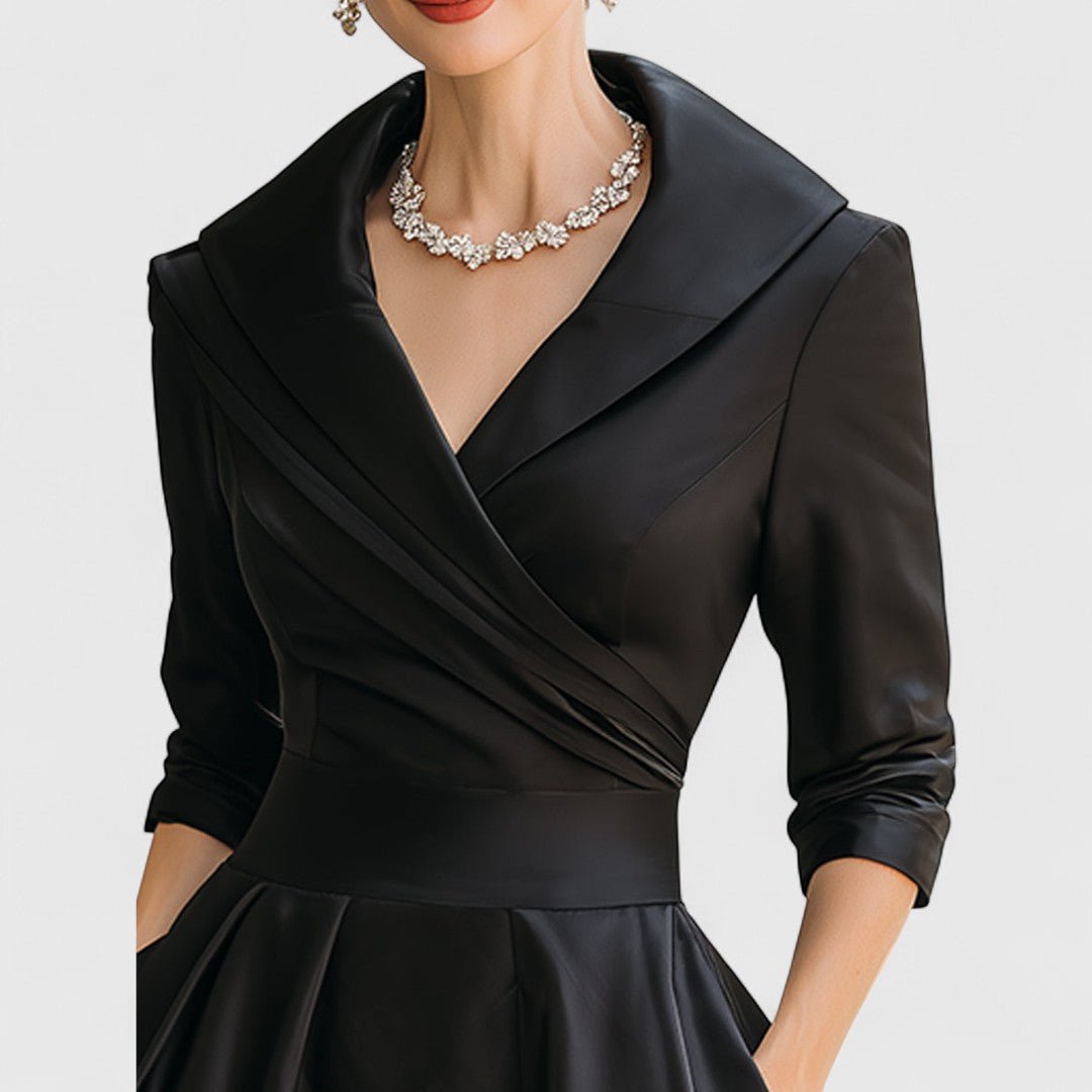 ELISABETA | Rochie midi din satin - Liora București