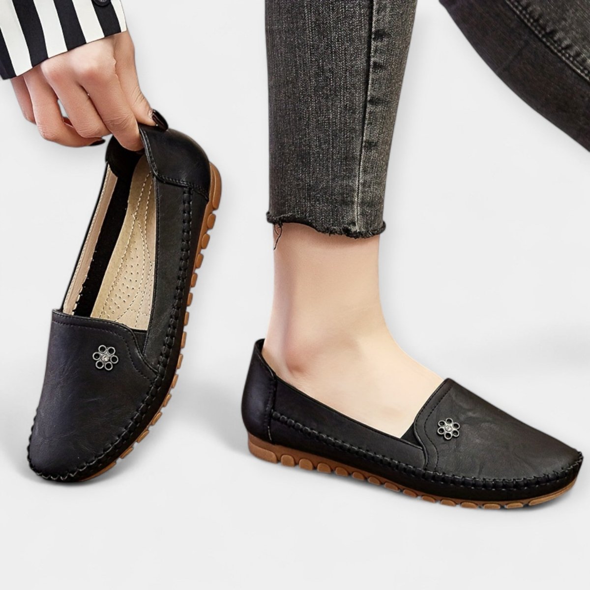 CRISTINA | Pantofi slip-on cu talpă moale - Liora București