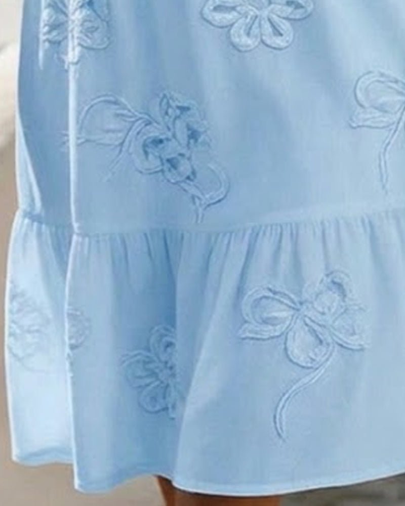LARISA | Rochie cu mâneci bufante florală - Liora București