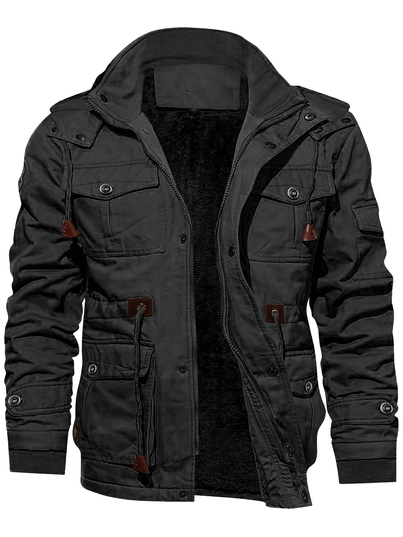 EVAN | Long men's coat with hood