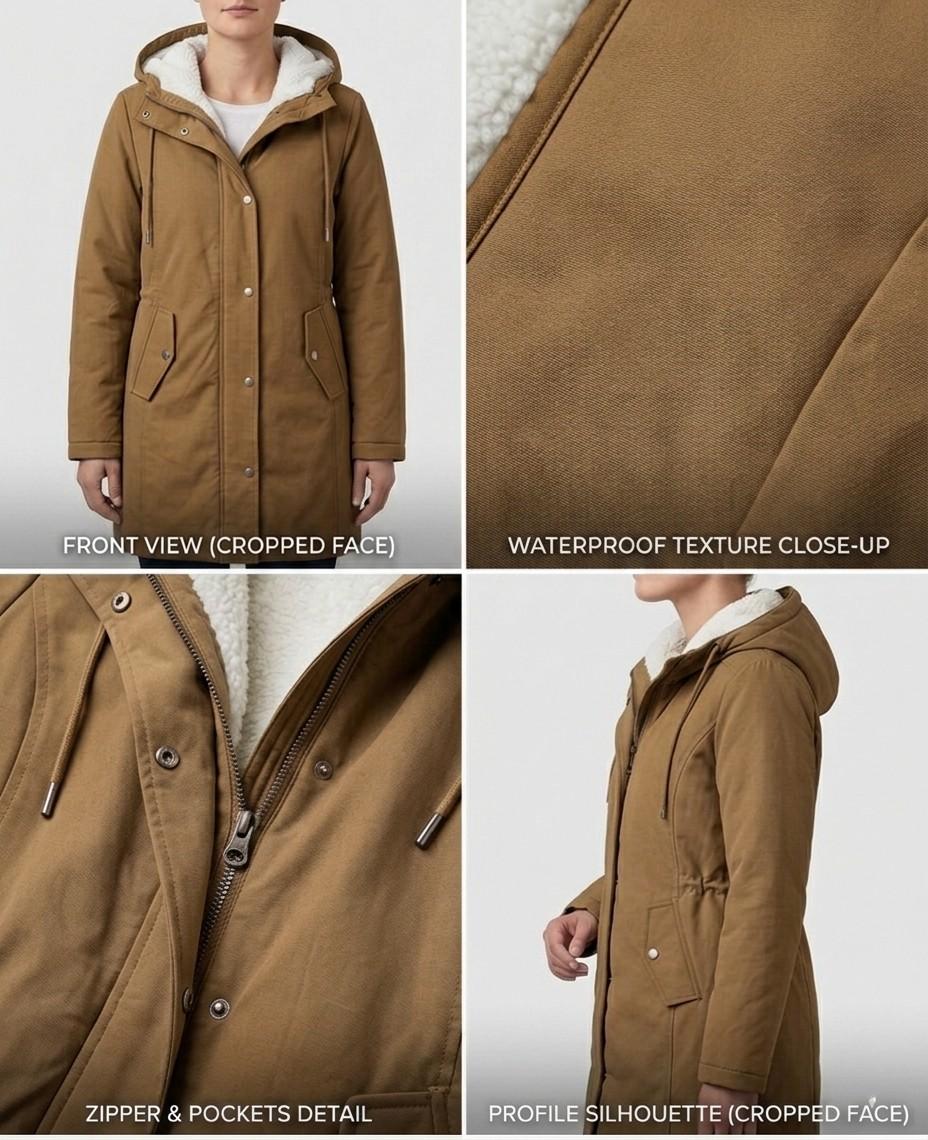 LEAH | Waterproof parka with fleece lining