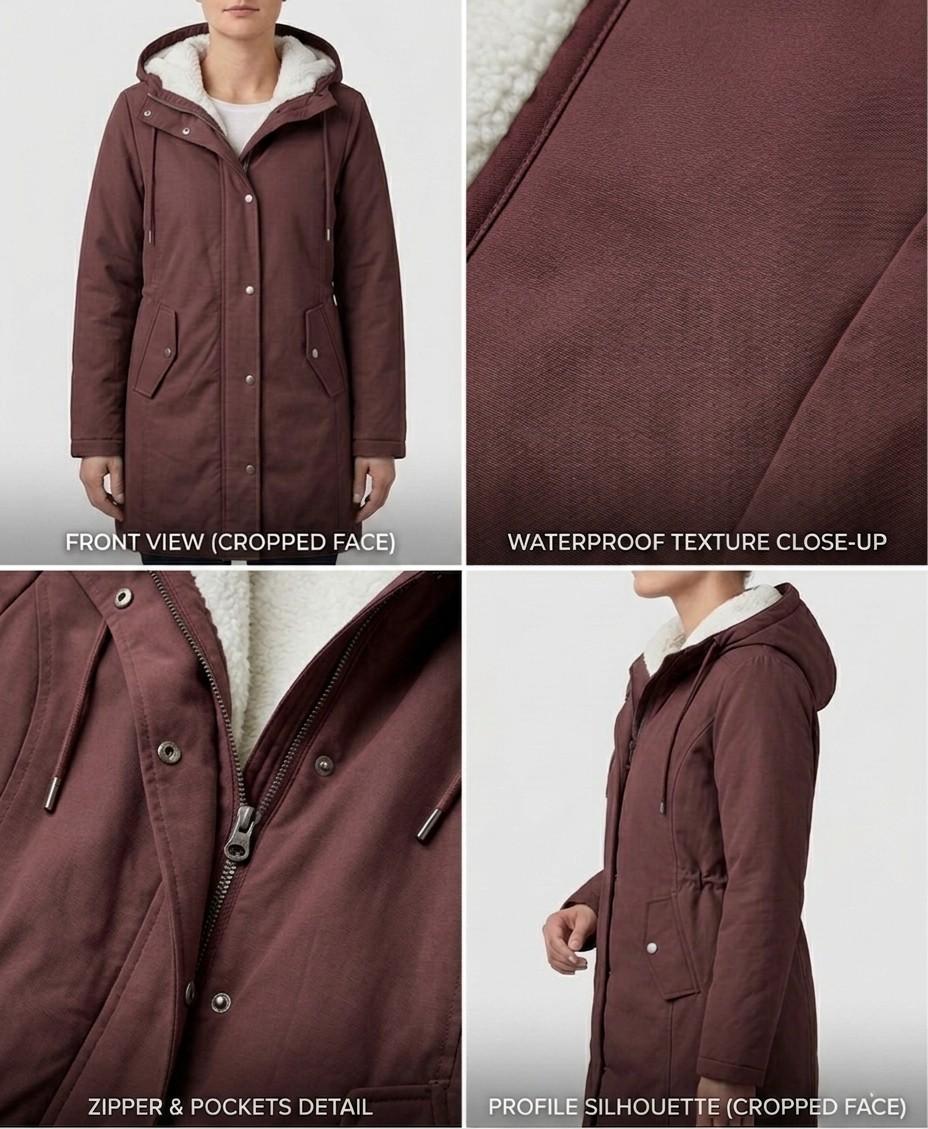 LEAH | Waterproof parka with fleece lining