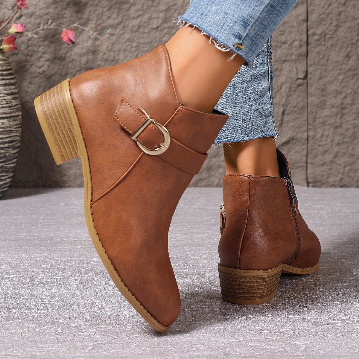 BELLA | Ankle boot with wide toe box - Liora Melbourne