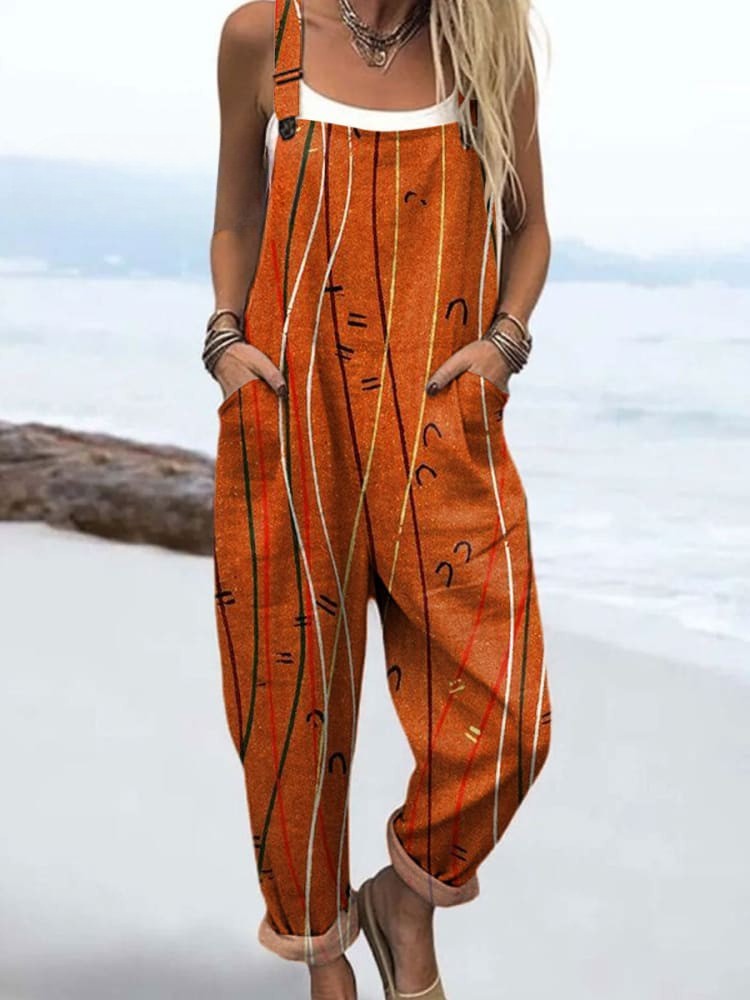 SIENNA | Jumpsuit with abstract print