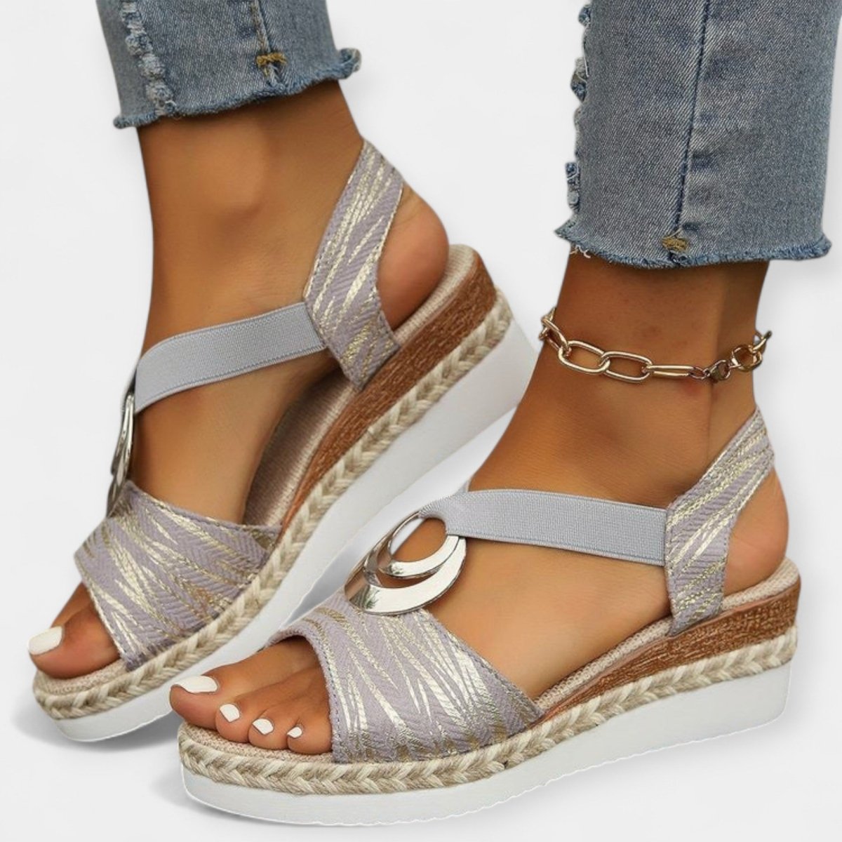 DARIA | Sandale tricotate cu design roman - Liora București