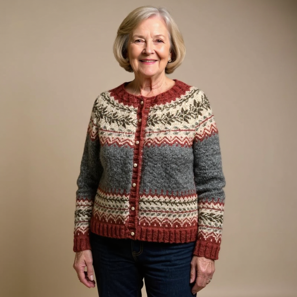 ATASHA | Handmade Icelandic cardigan