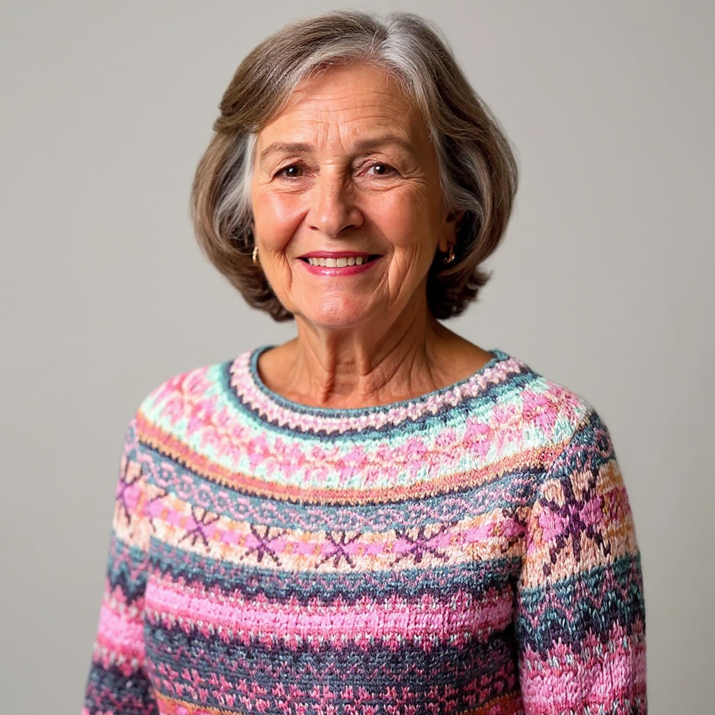 MADISON | Icelandic jumper with patterned knit
