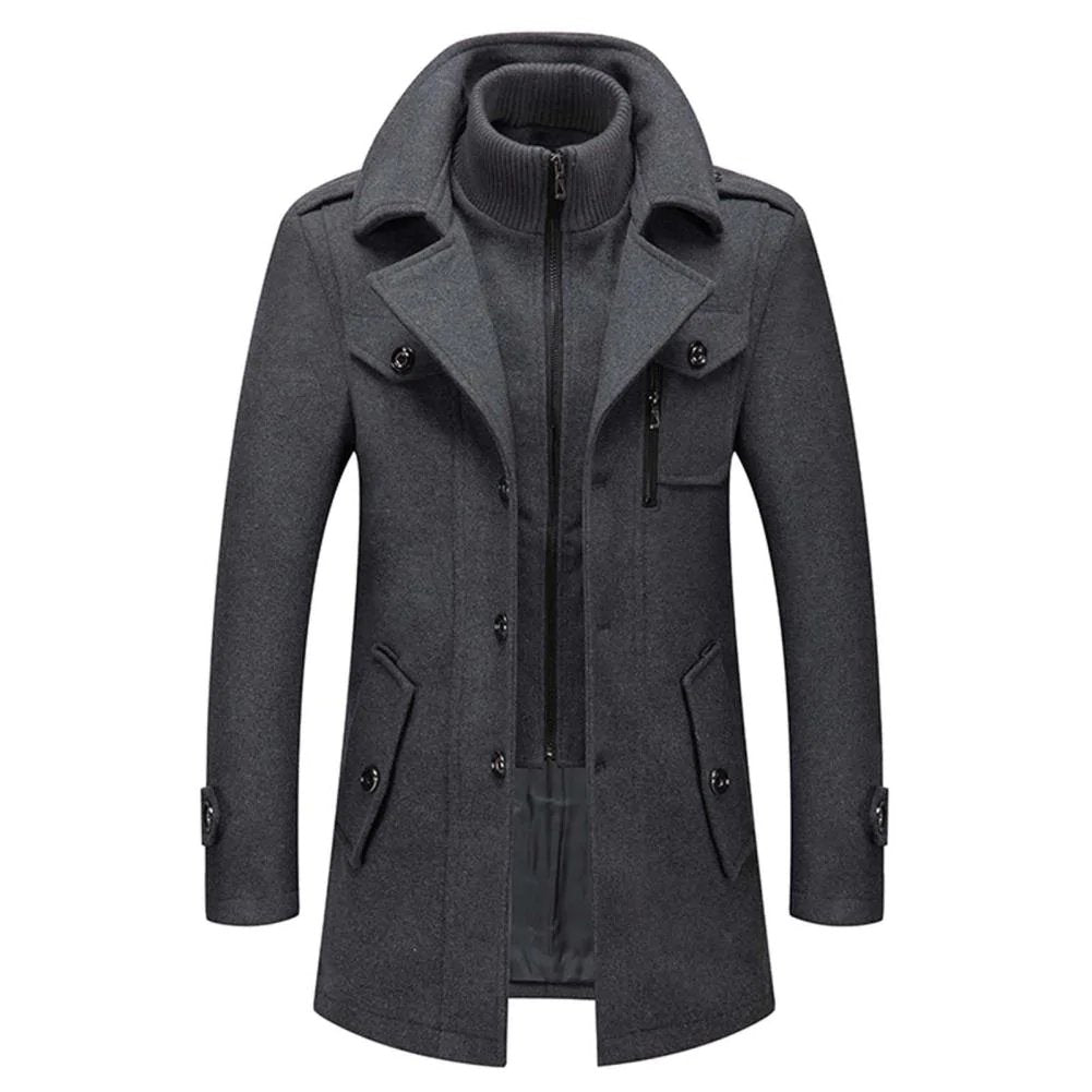ARTHUR | Winter coat with button-zip closure