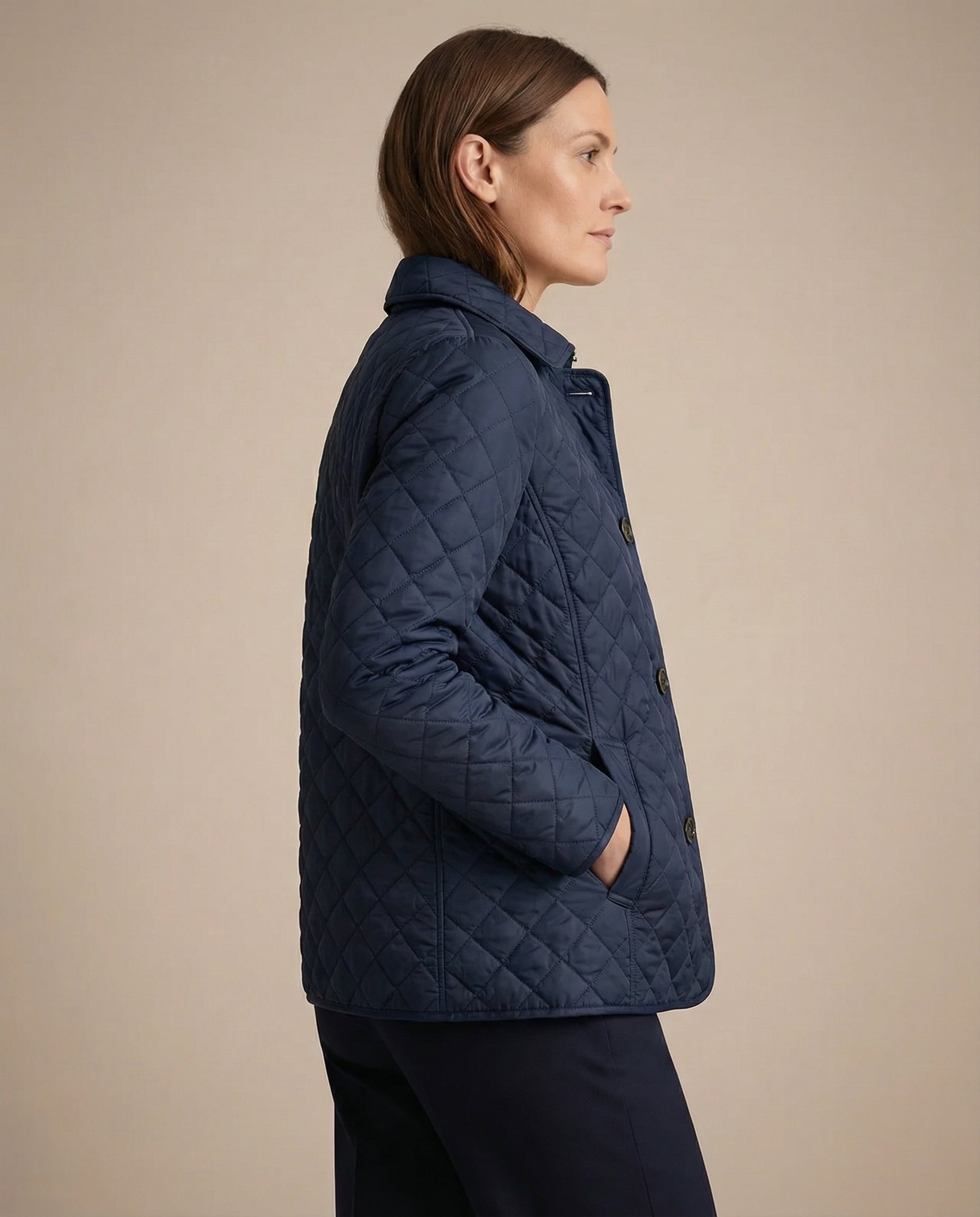 GRACE | Quilted jacket with button-up front