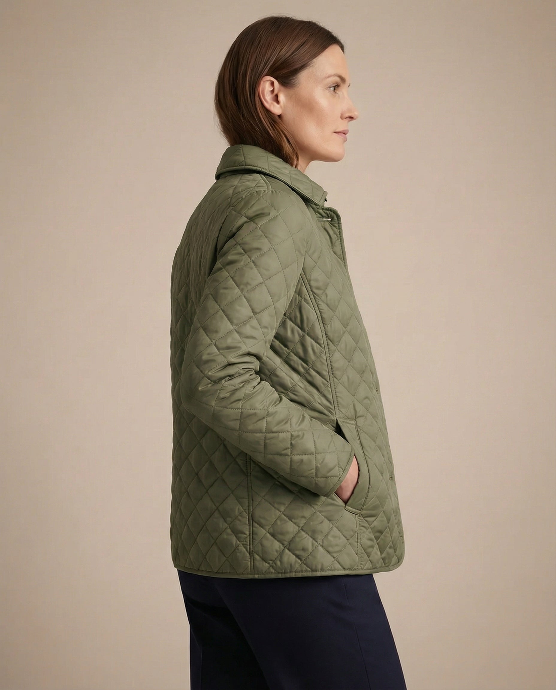GRACE | Quilted jacket with button-up front