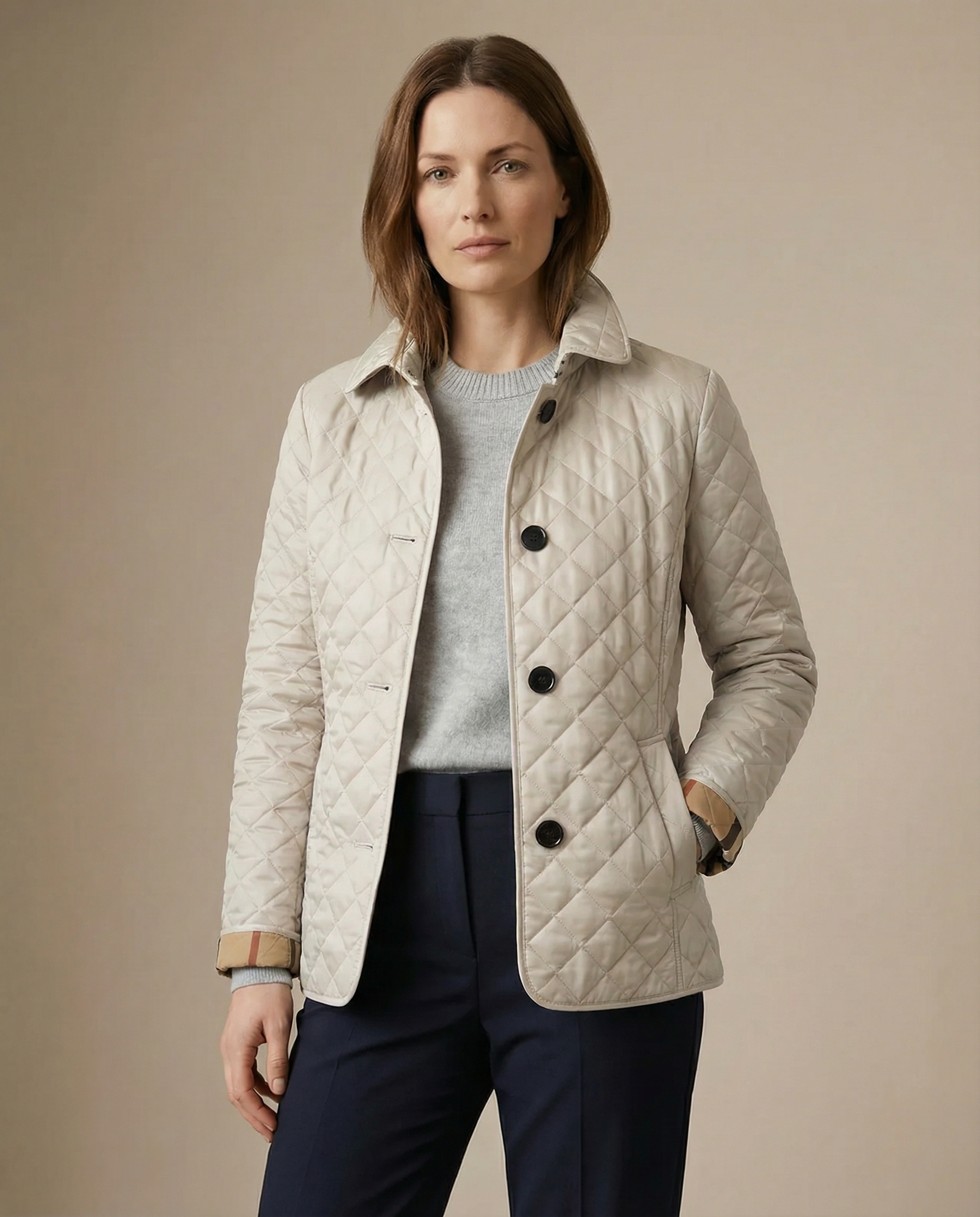 GRACE | Quilted jacket with button-up front