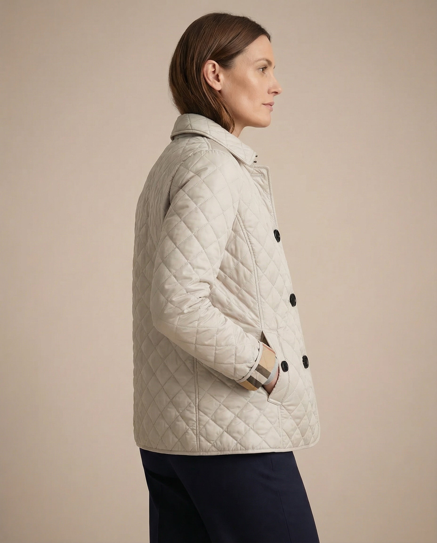 GRACE | Quilted jacket with button-up front