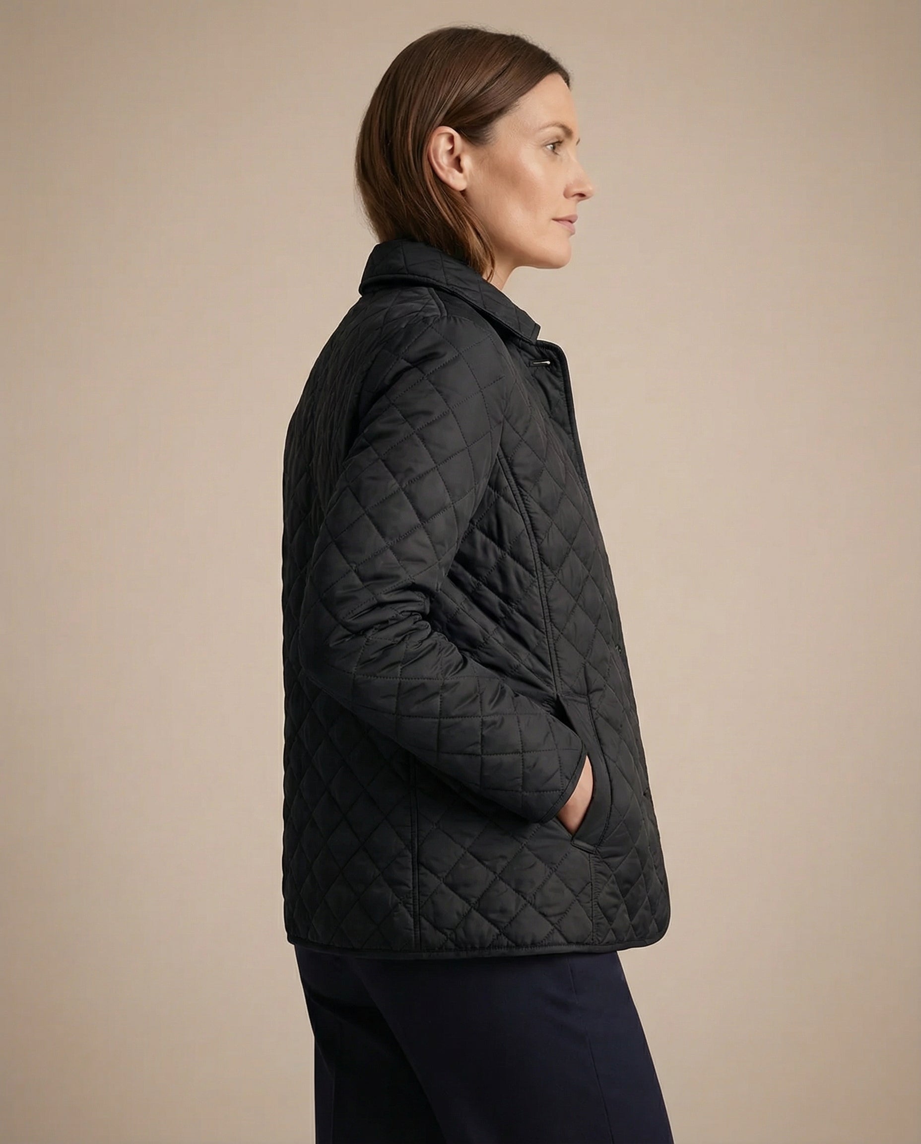 GRACE | Quilted jacket with button-up front