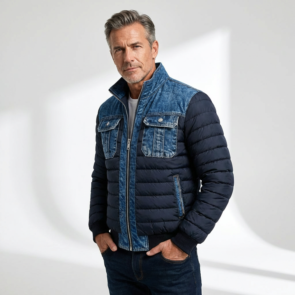 DYLAN | Denim jacket with quilted lining