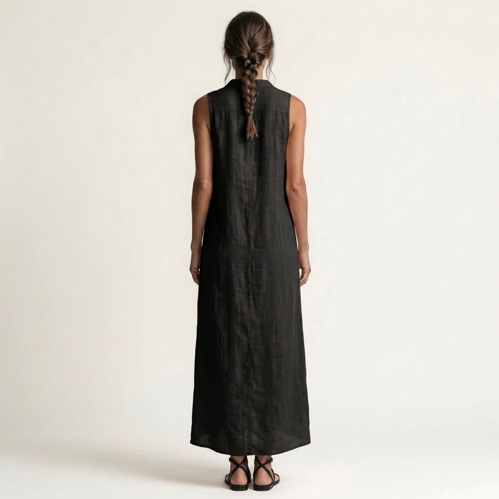 MIRABELL | Maxi dress with hooded collar