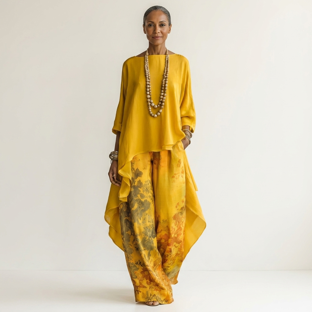 CARIOLA | Set with printed pants