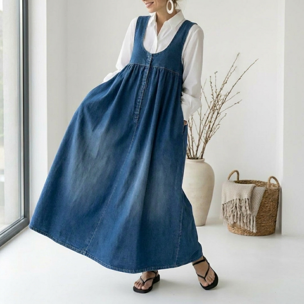 SAYLOR | Maxi dress with vintage wash