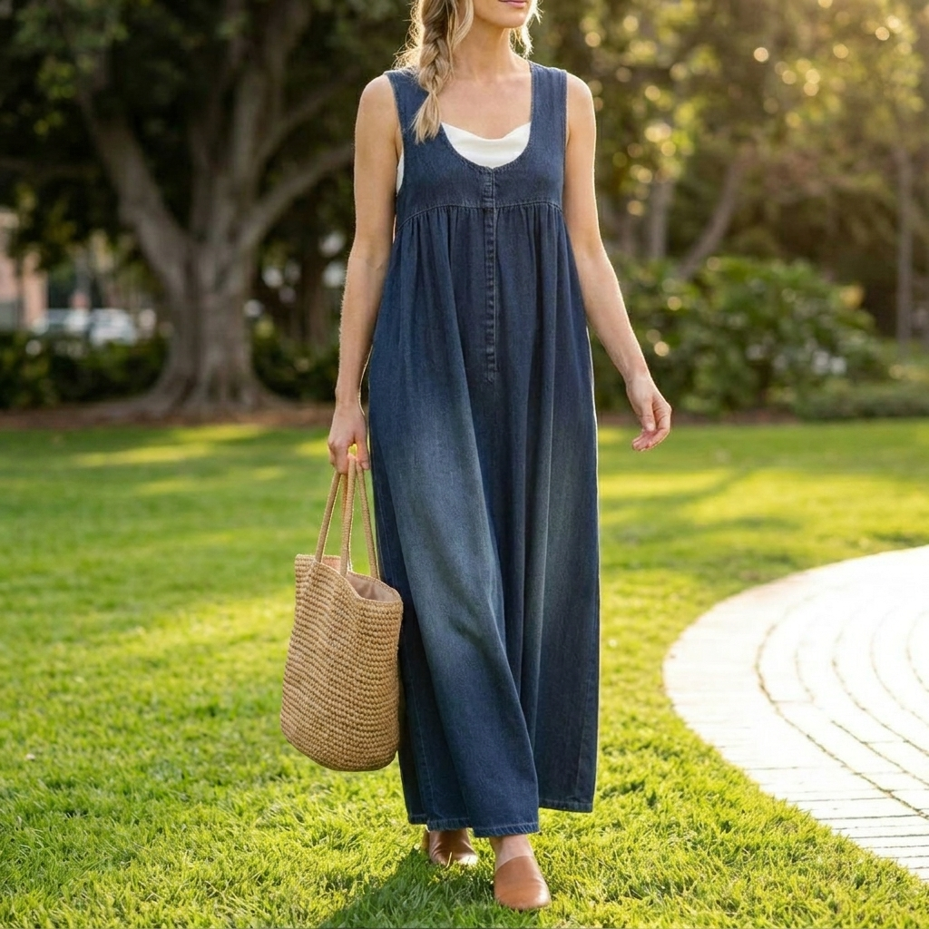 SAYLOR | Maxi dress with vintage wash