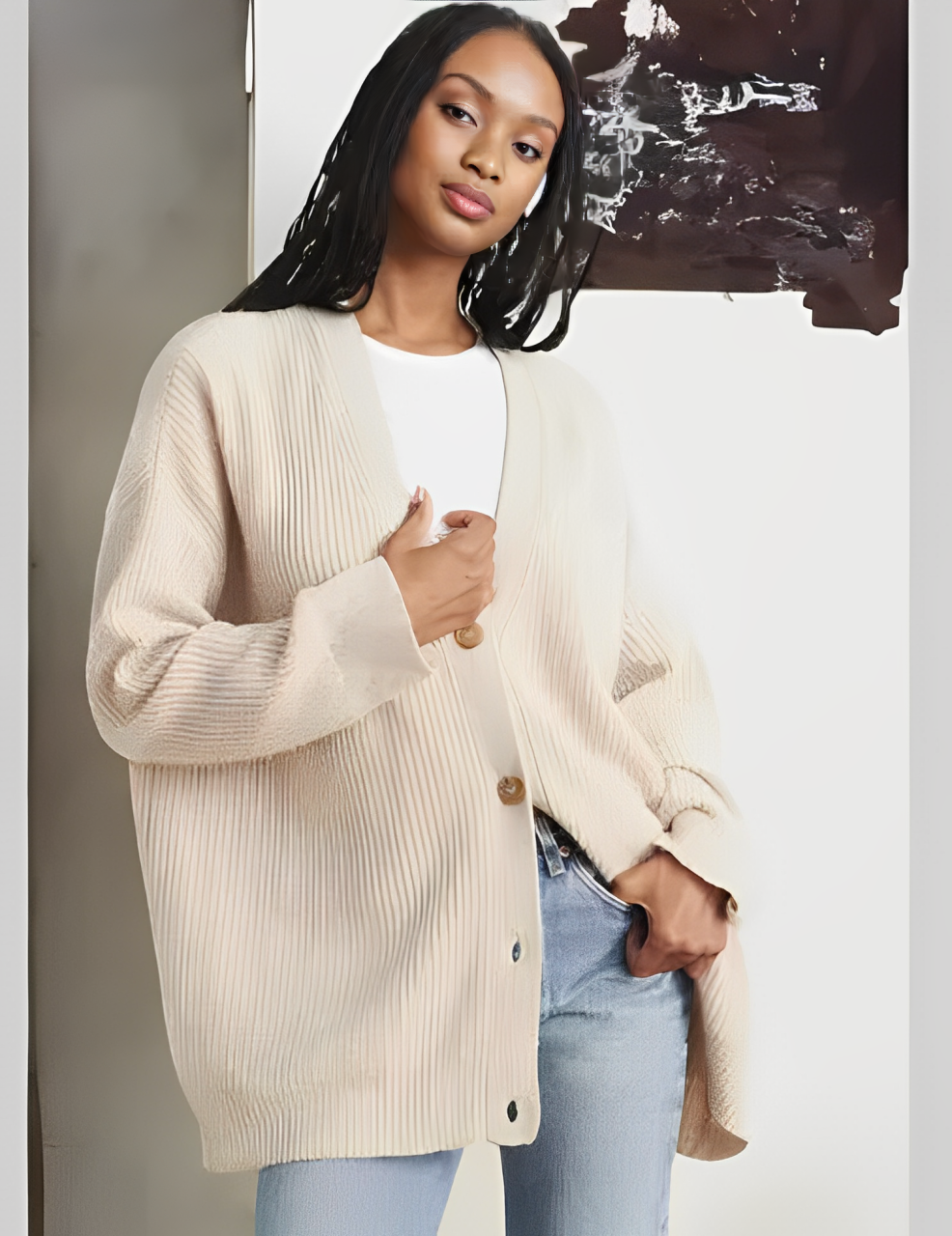 SIENNA | Cardigan with button closure