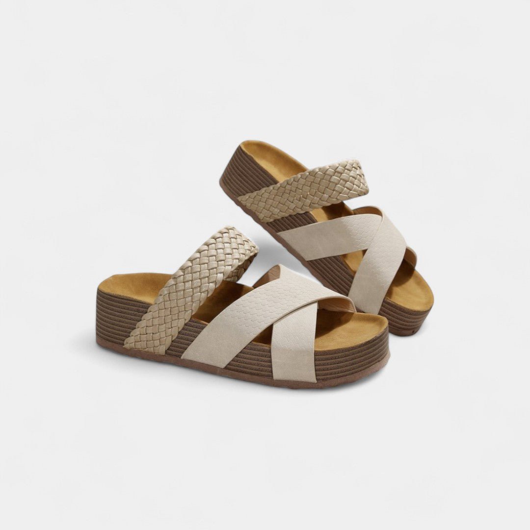 CRISTINA | Sandale slip-on cu toc jos - Liora București