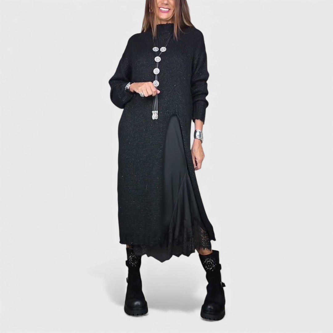 LENA | Set tricotat cu rochie fluidă - Liora București
