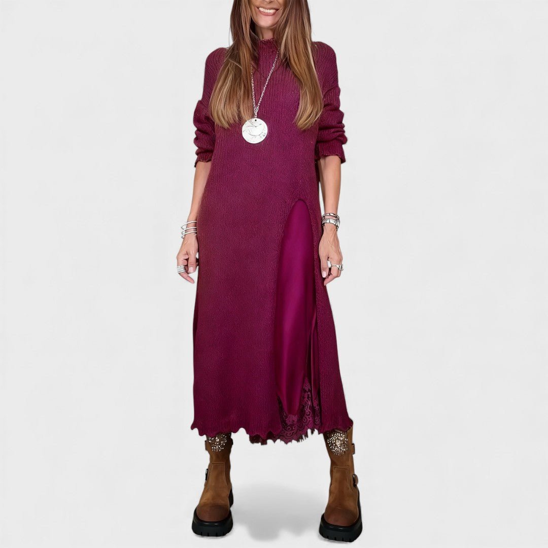 LENA | Set tricotat cu rochie fluidă - Liora București