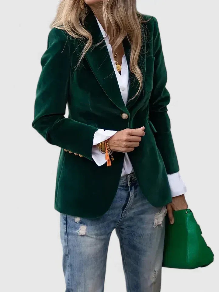 KENDALL | Blazer with gold buttons