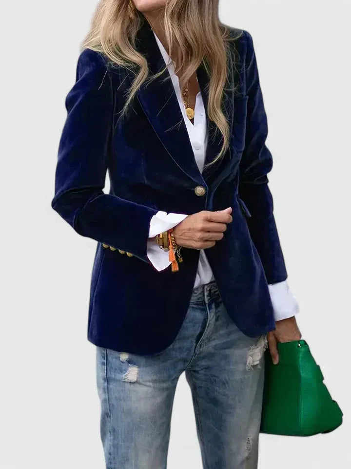 KENDALL | Blazer with gold buttons