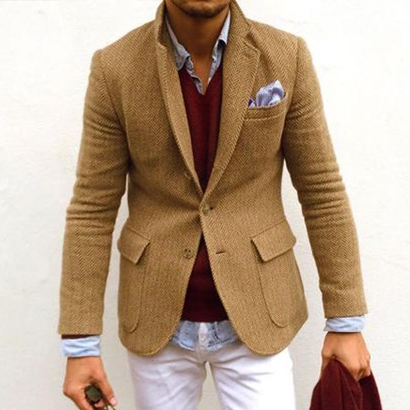 THEO | Blazer with herringbone pattern