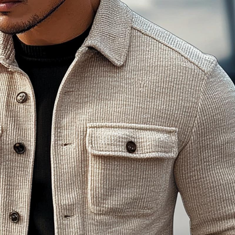 MASON | Jacket with striped texture
