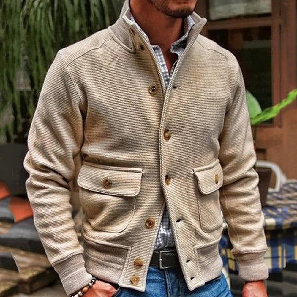 EVAN | Jacket with stand collar