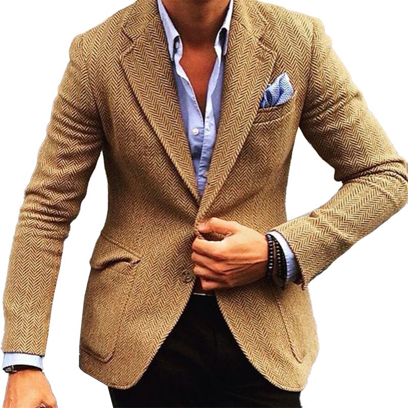 THEO | Blazer with herringbone pattern