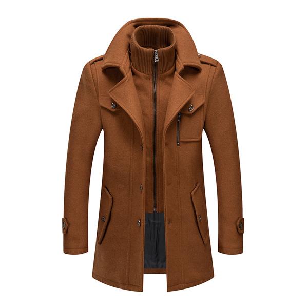 GEORGE | Coat with double collar