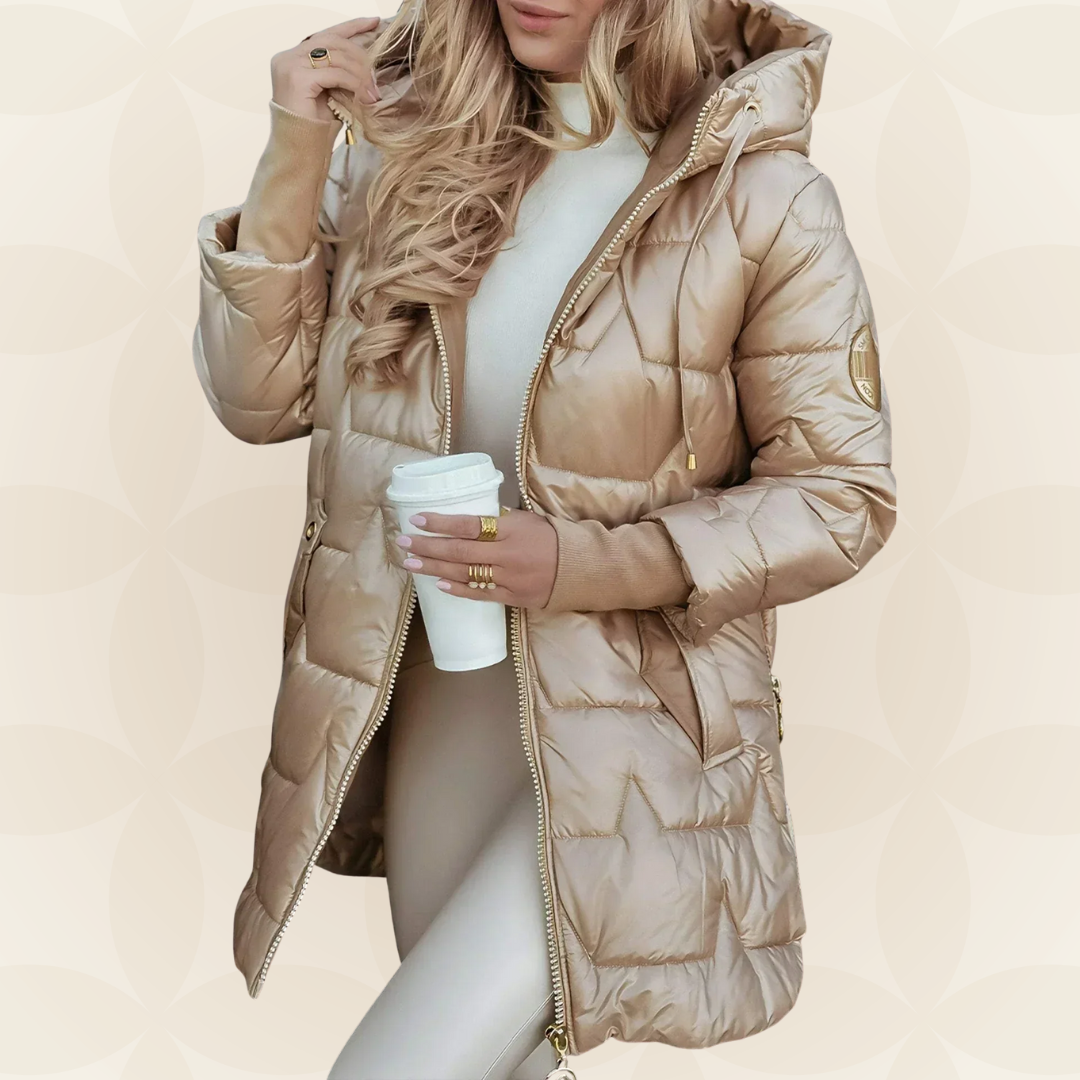 AVERY | Hooded winter jacket with pockets