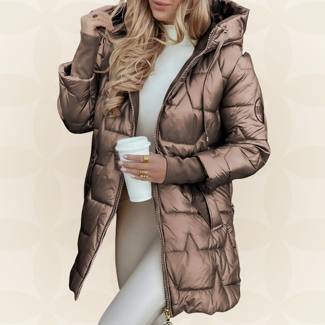 AVERY | Hooded winter jacket with pockets